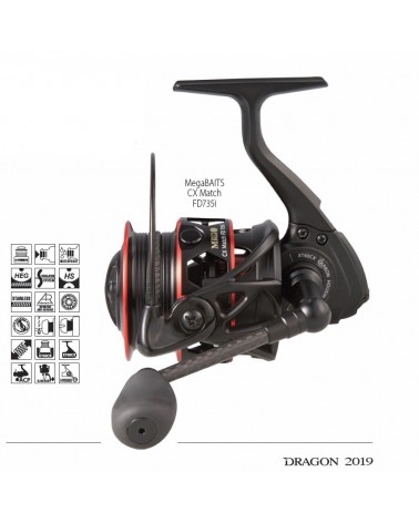 Kołowrotek Dragon Megabaits CX Match FD735i XT60C