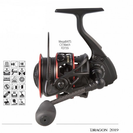 Kołowrotek Dragon Megabaits CX Match FD735i XT60C