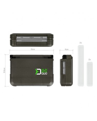 Pudełko Wędkarskie Organizer Na Akcesoria Delphin KlikBOX Duo 175 13x9.5x4cm