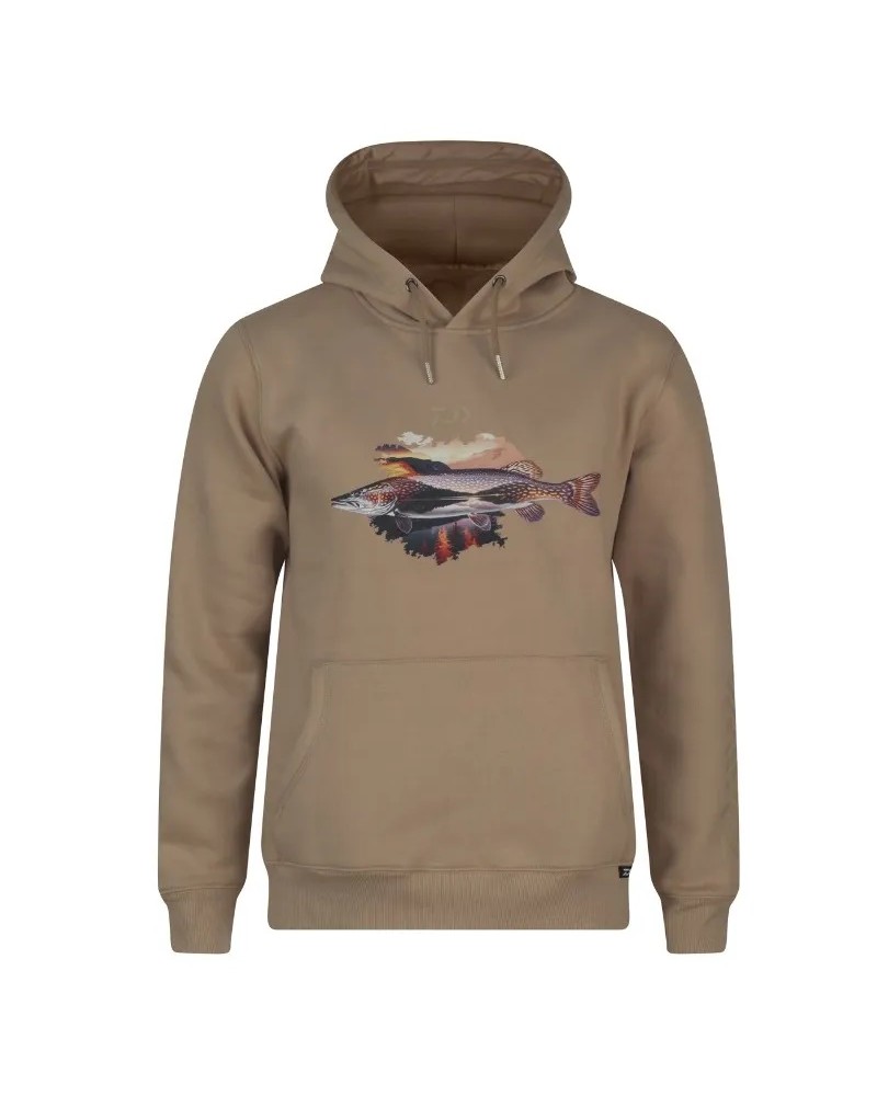 Bluza Wędkarska Z Kapturem Daiwa Hoodie Pike