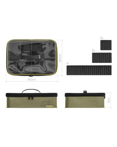 Pojemnik Organizer Delphin EVA Nueva Flexi XL Z Regulacją Przegród 38.5x28.5x10cm