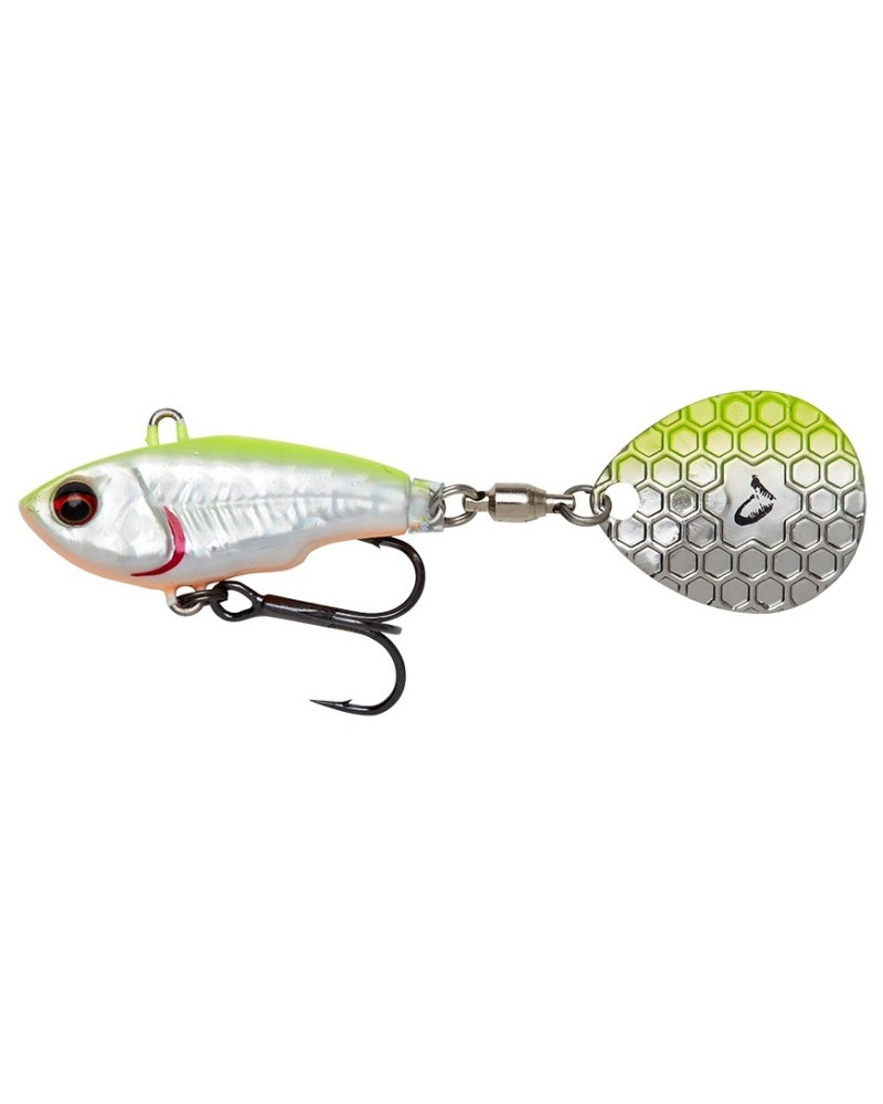 Savage Gear Wirujący Ogonek Fat Tail Spin 5.5cm 9g Lemon Back Flash 1-2m