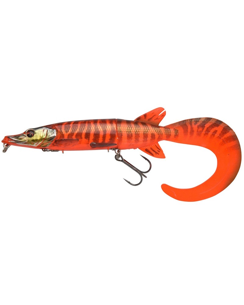 Savage Gear Wobler Guma 3D Hybrid Pike 17cm 47g Red Pike Slow Sinking + Zapasowy Ogon