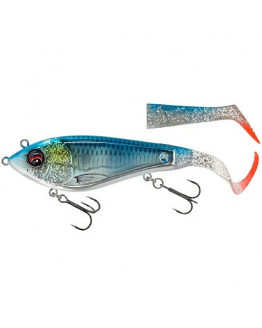 Savage Gear Wobler Guma Jerk Deviator Tail 16.5cm 48g Blue Chrome 0.5-1.5m Slow Sinking