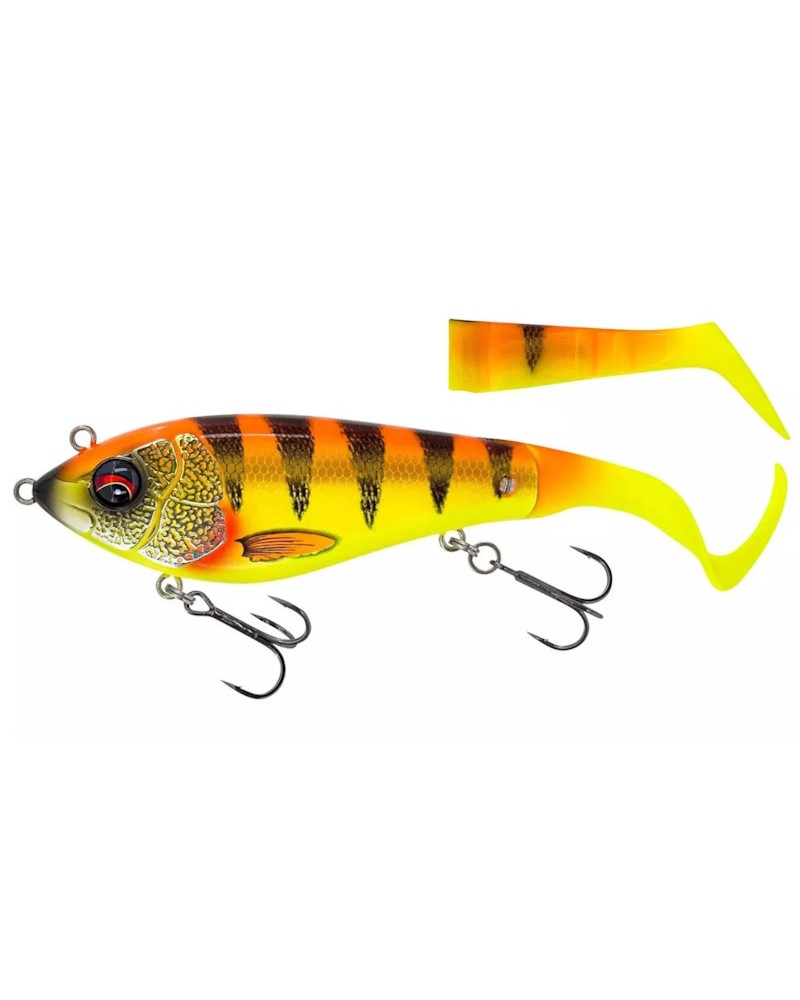 Savage Gear Wobler Guma Jerk Deviator Tail 16.5cm 48g Golden Ambulance 0.5-1.5m Slow Sinking
