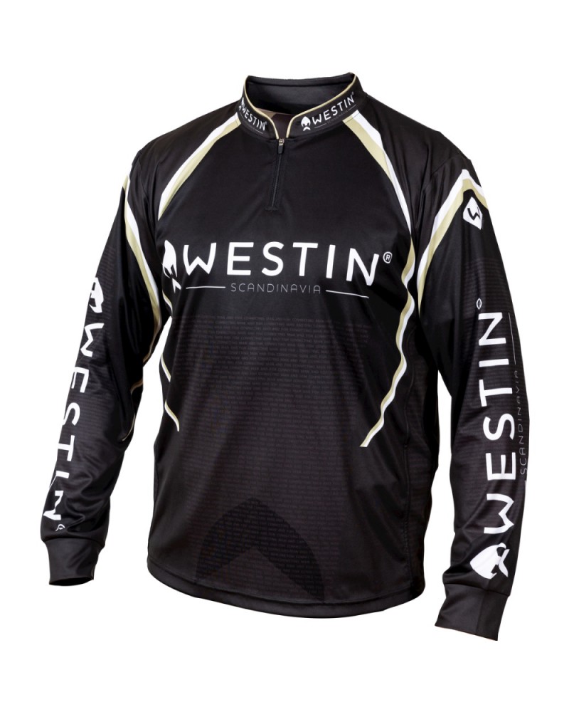 Koszulka Westin LS Tournament Shirt L Black/Grey