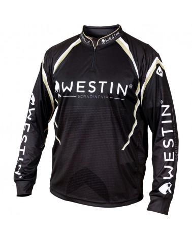 Koszulka Westin LS Tournament Shirt M Black/Grey