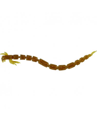 Guma Westin BloodTeez Worm 5.5cm 0.5g Motoroil Gold