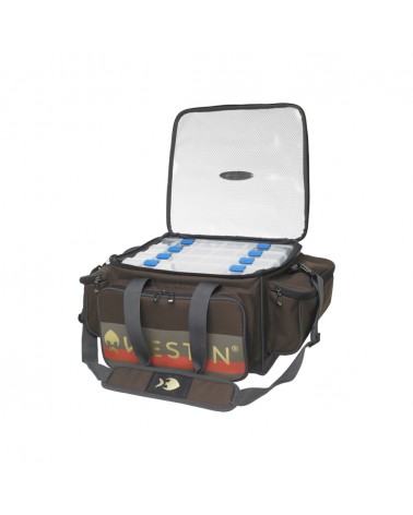Torba Westin W3 Jumbo Lure Loader (4 boxes) Large Grizzly Brown/Black