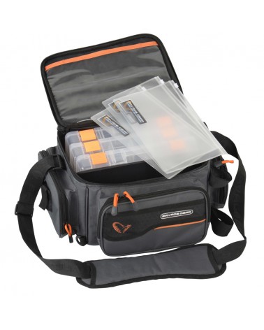Torba Savage Gear System Box Bag M 3 boxes & PP Bags (20x40x29cm)