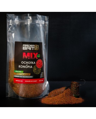 Zanęta Feeder Bait Mix F1 - Ochotka & Konopia 800g