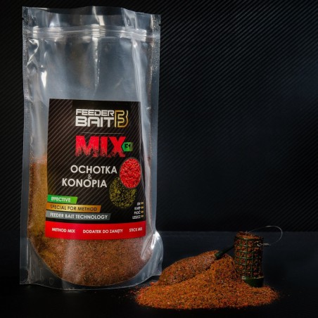 Zanęta Feeder Bait Mix F1 - Ochotka & Konopia 800g