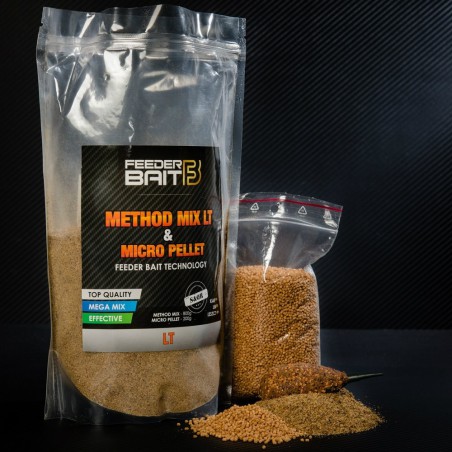 Zanęta Feeder Bait Method Mix LT 800g + micro pellet  200g
