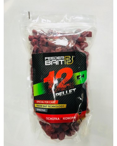 Pellet Feeder Bait F1 Ochotka & Konopia 12mm z dziurką 800g