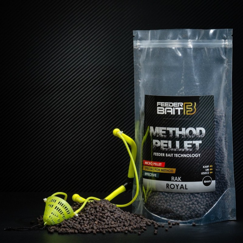 Pellet Feeder Bait Black Royal Rak 4mm 800g