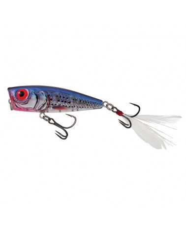 Wobler Salmo Rattlin' Pop 7cm 12.5g Clear Blue Shiner floating/pływający