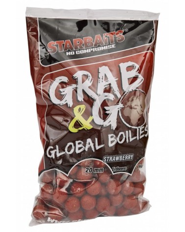 Kulki proteinowe Starbaits Grab&Go Global Strawberry Jam 20mm 1kg