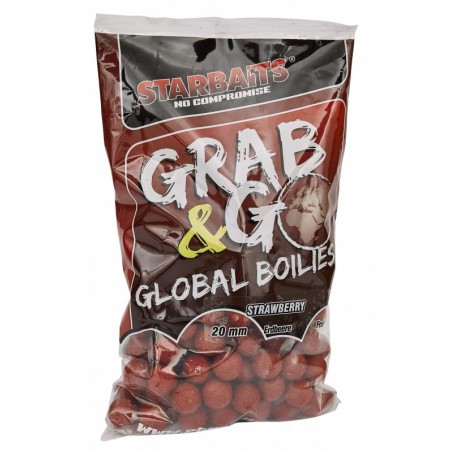 Kulki proteinowe Starbaits Grab&Go Global Strawberry Jam 20mm 1kg