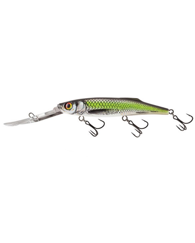 Wobler Salmo Freediver Silver Chartreuse Shad 12cm 24g Floating SDR