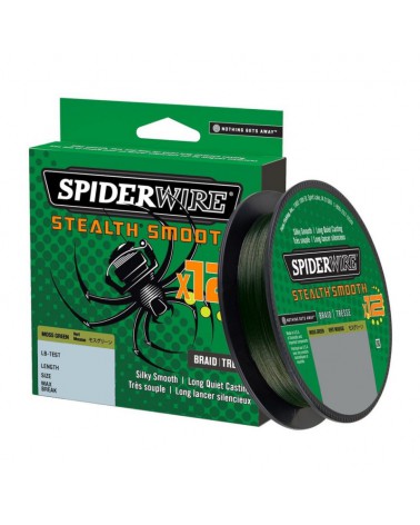 Plecionka Spiderwire Stealth Smooth 12 Braid Moss Green 0.07mm 6kg 150m