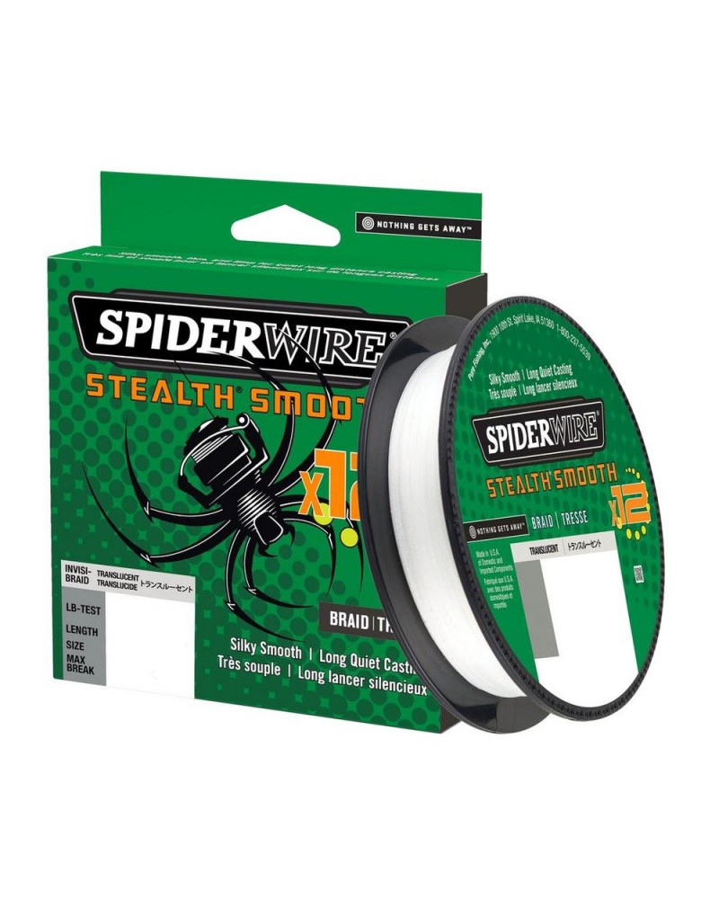 Plecionka Spiderwire Stealth Smooth 12 Braid Translucent 0.05mm 5.4kg 150m
