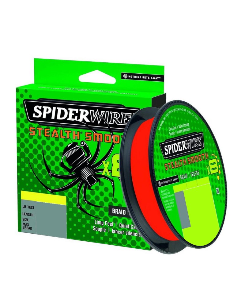 Plecionka Spiderwire Stealth Smooth 8 Red 0.06mm 5.4kg 150m