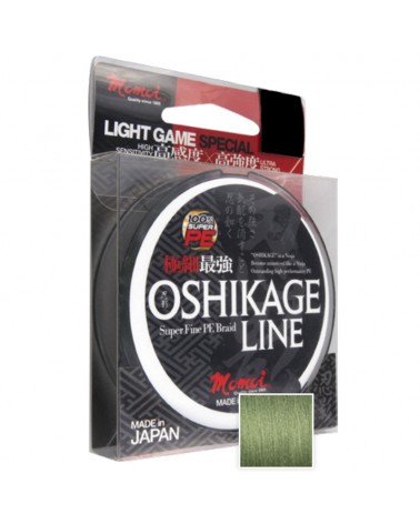 Plecionka Momoi Oshikage 0.074mm 2.7kg 125m zielona