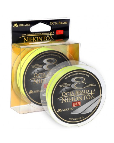 Plecionka Mikado Nihonto Octa Braid Fluo 150m 0,16mm