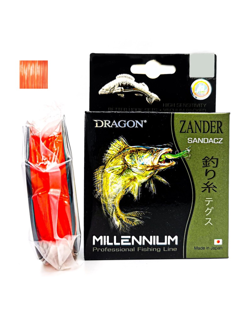 Żyłka Dragon Millenium Sandacz 0.30mm 10.41kg 125m pomarańczowy fluo