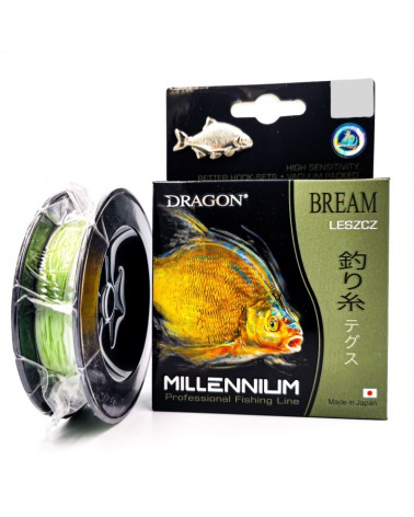 Żyłka Dragon Millenium Leszcz 0.18mm 4.59kg 200m zielona