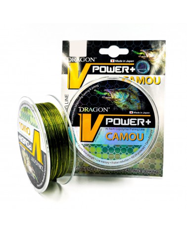 Żyłka Dragon V-Power+ Camou 150m 0.25mm/6.90kg