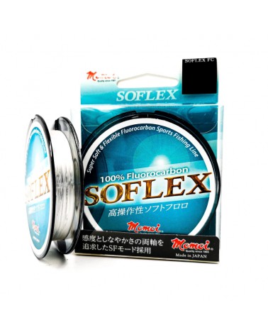 Fluorocarbon Momoi Soflex FC 50m 0.522mm 14.5 kg clear