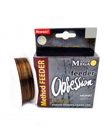 Żyłka Dragon MegaBaits Obsession Method Feeder 300m 0.20mm 4.95kg ciemnobrązowa/czarna