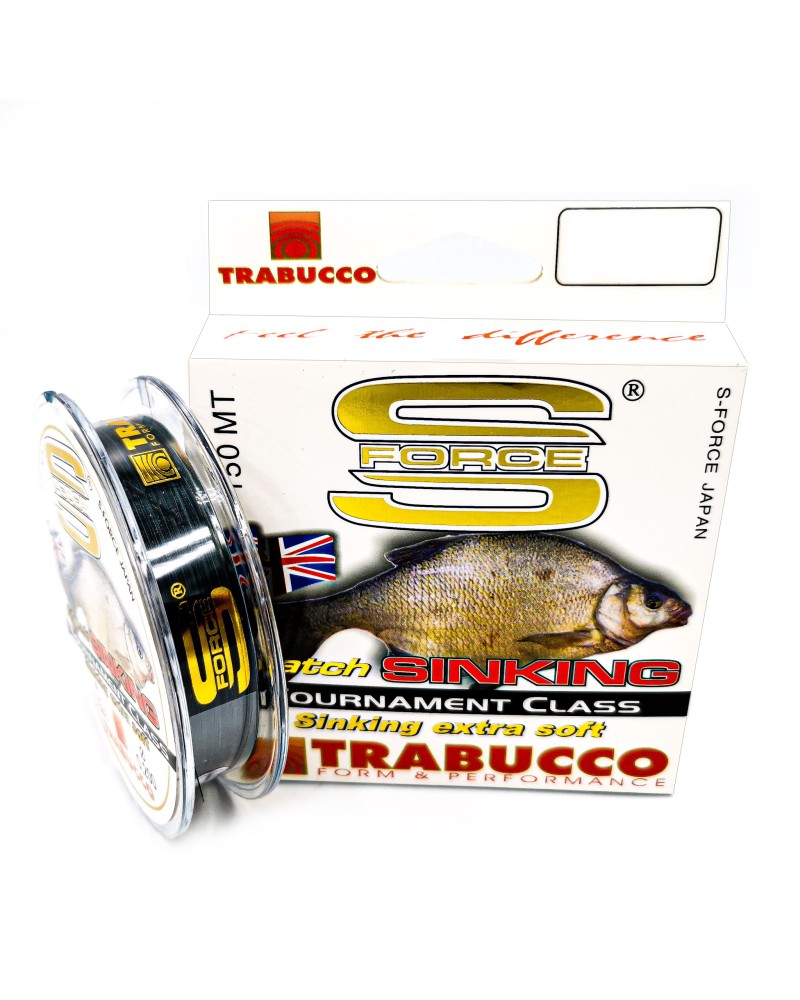 Żyłka Trabucco S-Force Match Sinking 0.18mm 150m