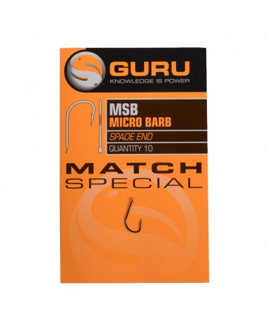 Haczyki Guru Match Special Barbed/Spade End roz.18