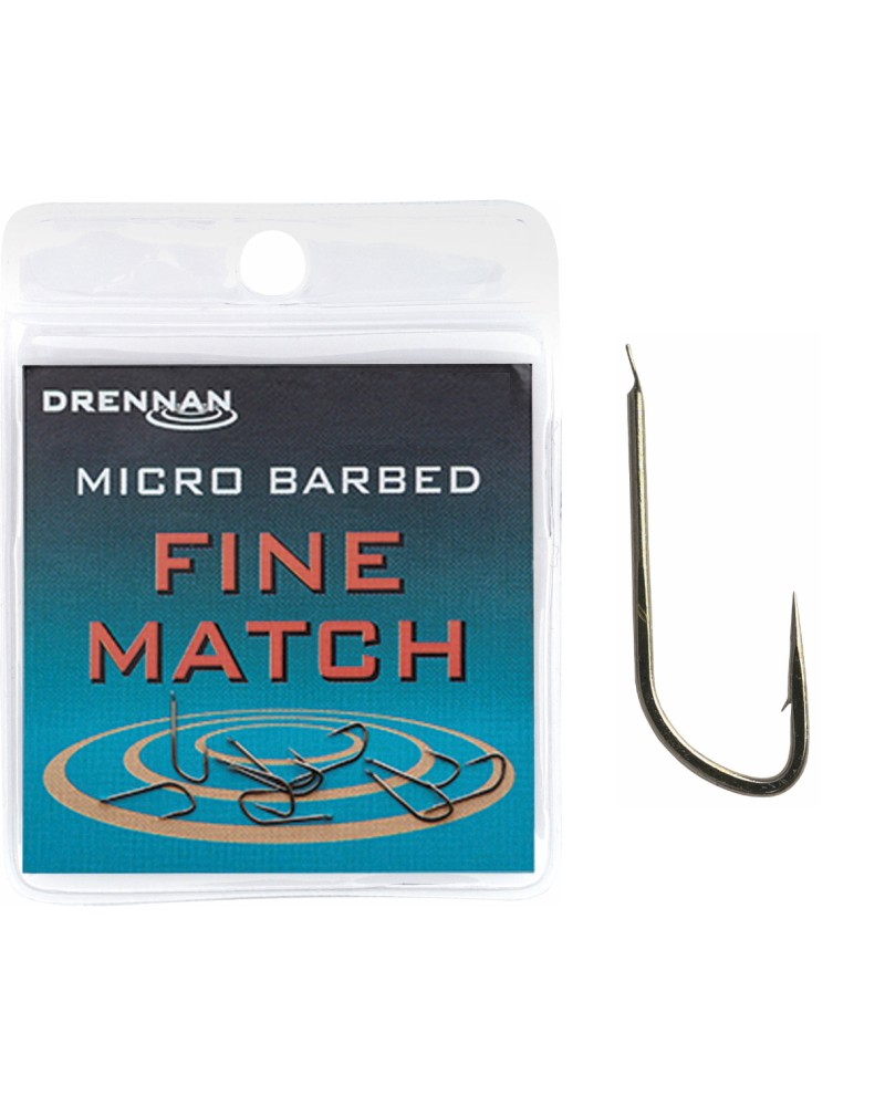 Haczyki Drennan Fine Match rozmiar 20 10szt.