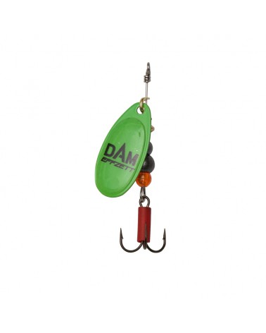 Błystka obrotowa Effzett Fluo Spinner 2 4g Sinking Green