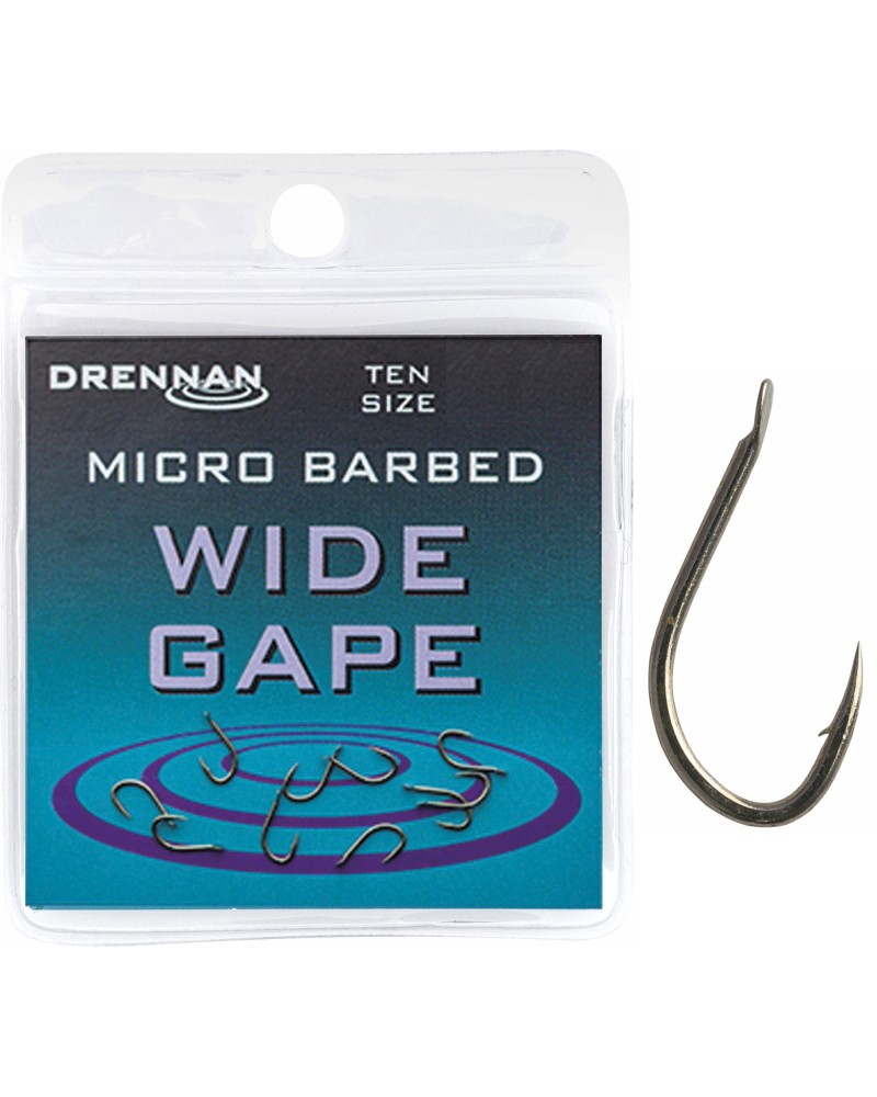 Haczyki Drennan Wide Gape rozmiar 12 10szt.