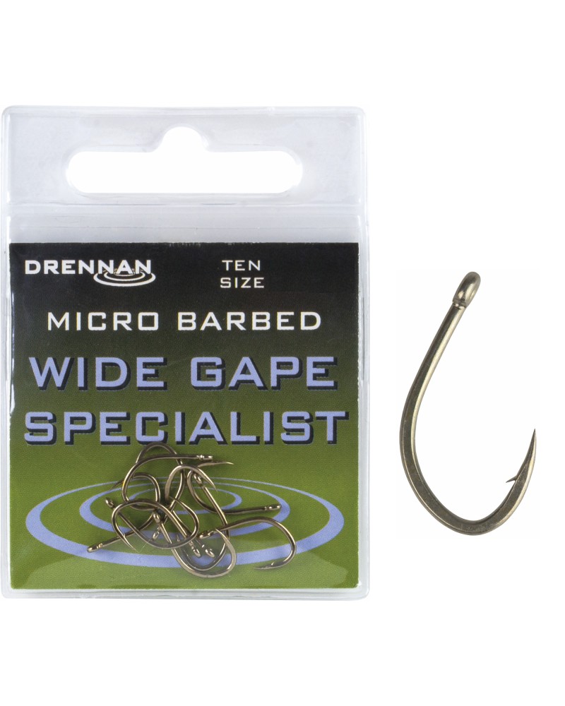 Haczyki Drennan Wide Gape Specialist rozmiar 8 10szt.