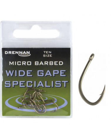 Haczyki Drennan Wide Gape Specialist rozmiar 8 10szt.