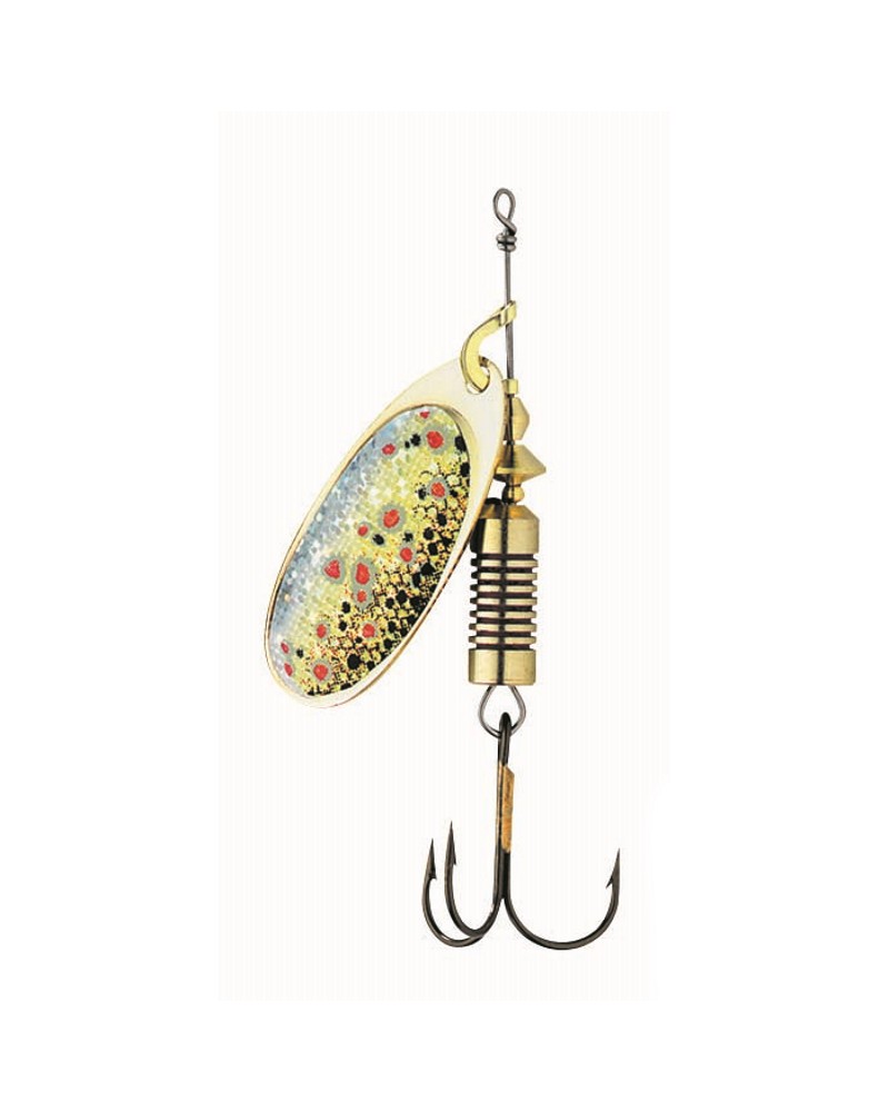 Błystka obrotowa Effzett Nature 3D Spinner 1 3g Sinking Brown Trout