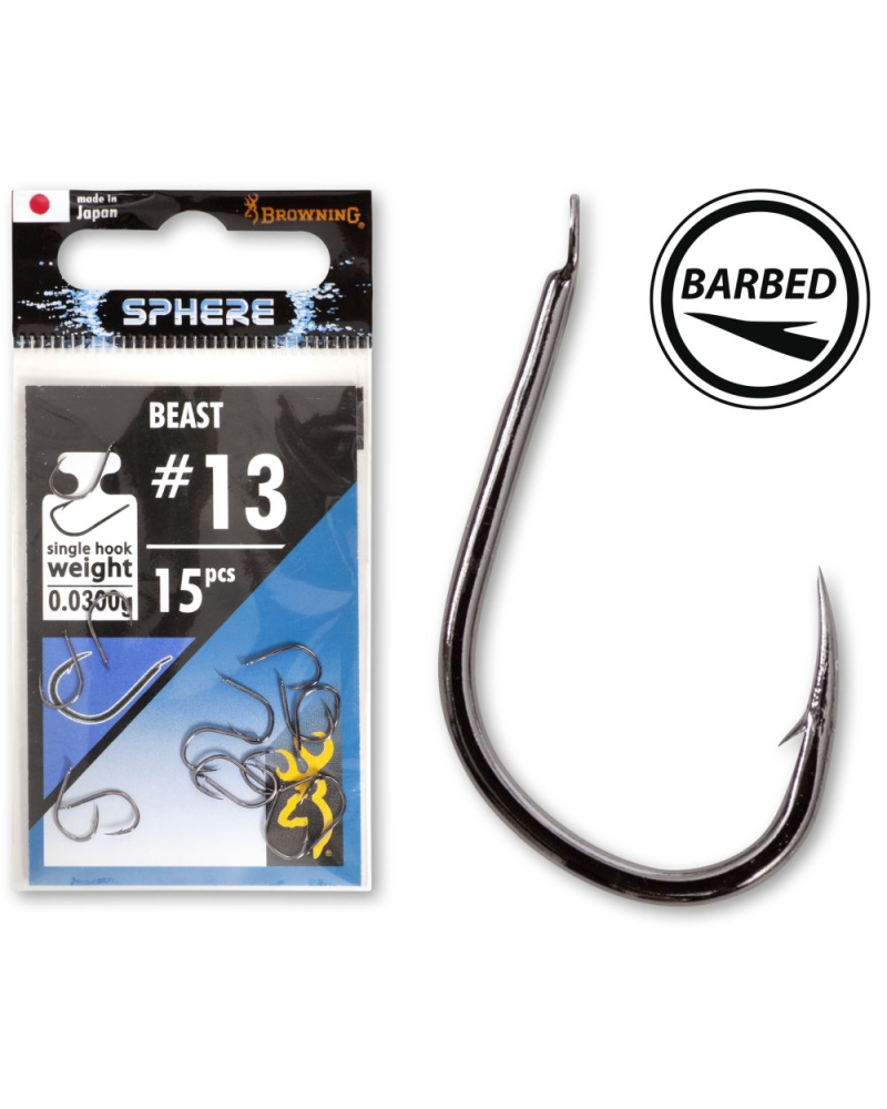 Haczyki Browning Sphere Beast roz. 14 black nickel 15szt.