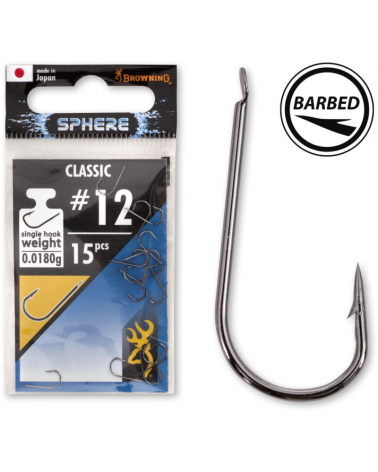 Haczyki Browning Sphere Classic roz. 12 black nickel 15szt.