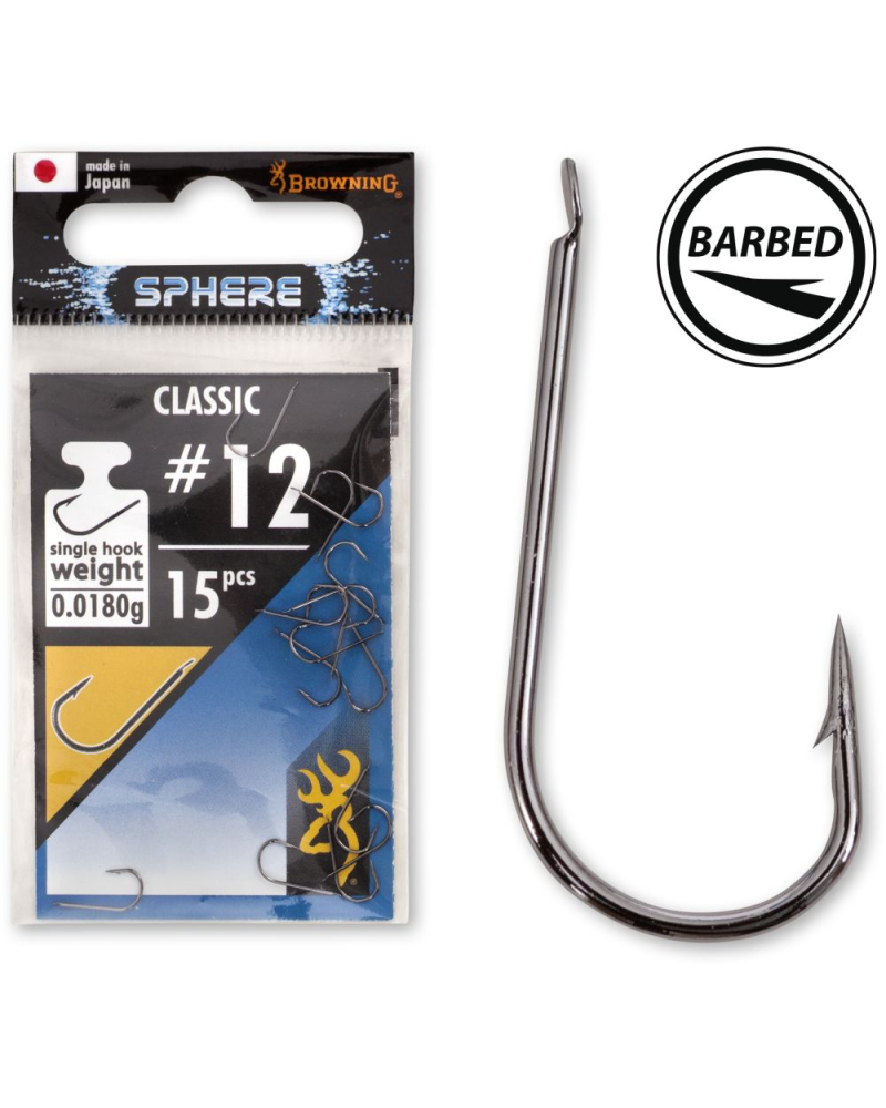 Haczyki Browning Sphere Classic roz. 14 black nickel 15szt.