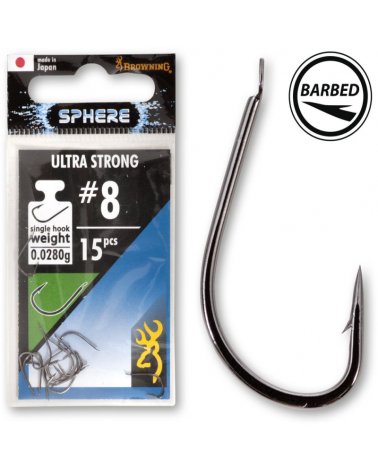 Haczyki Browning Sphere Ultra Strong roz. 12 black nickel 15szt.
