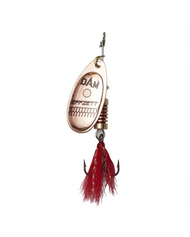 Błystka obrotowa Effzett Standard Dressed Spinner 3 6g Sinking Copper