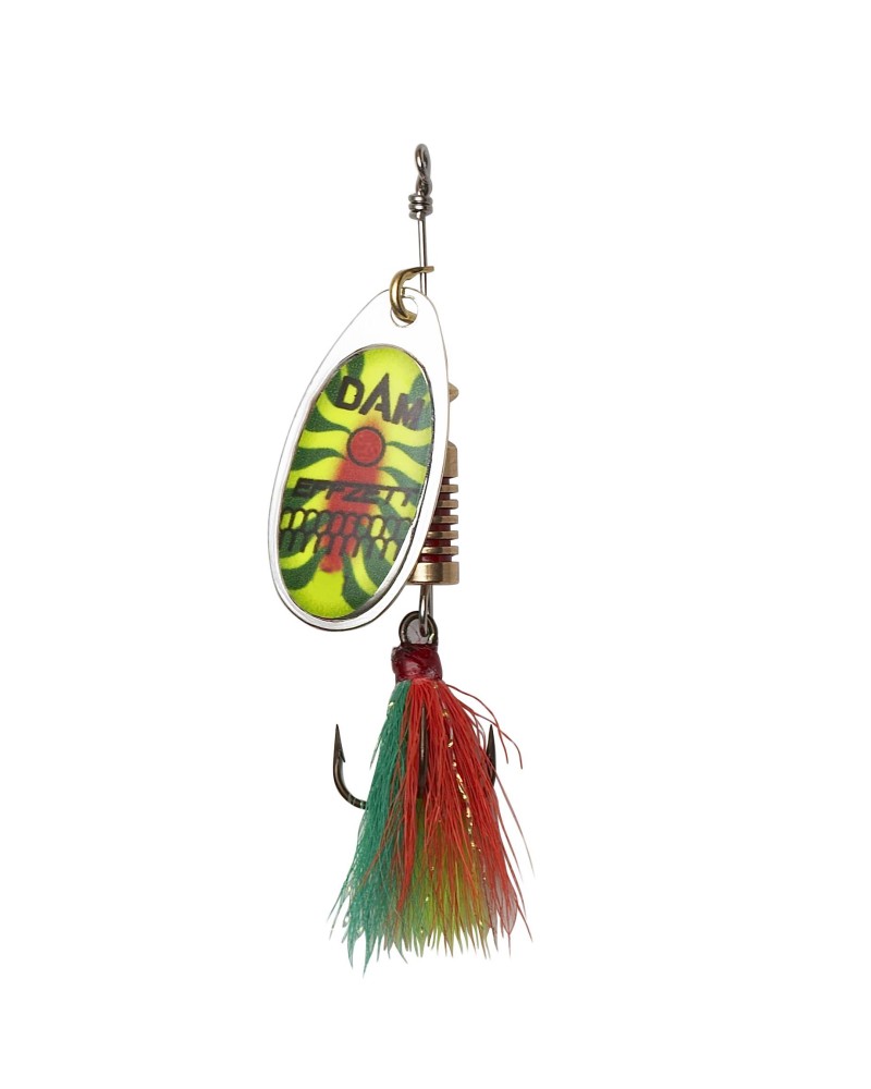 Błystka obrotowa Effzett Standard Dressed Spinner 3 6g Sinking Fireshark