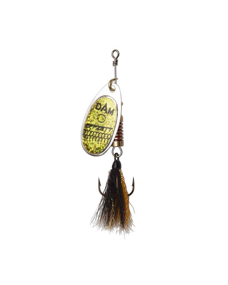 Błystka obrotowa Effzett Standard Dressed Spinner 3 6g Sinking Reflex Gold