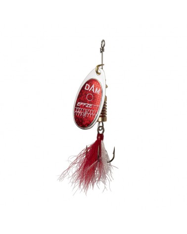 Błystka obrotowa Effzett Standard Dressed Spinner 3 6g Sinking Reflex Red