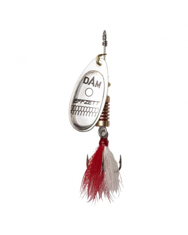 Błystka obrotowa Effzett Standard Dressed Spinner 3 6g Sinking Silver
